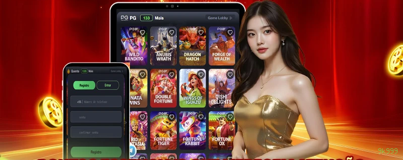 APP oficial da 9k999 para mobile